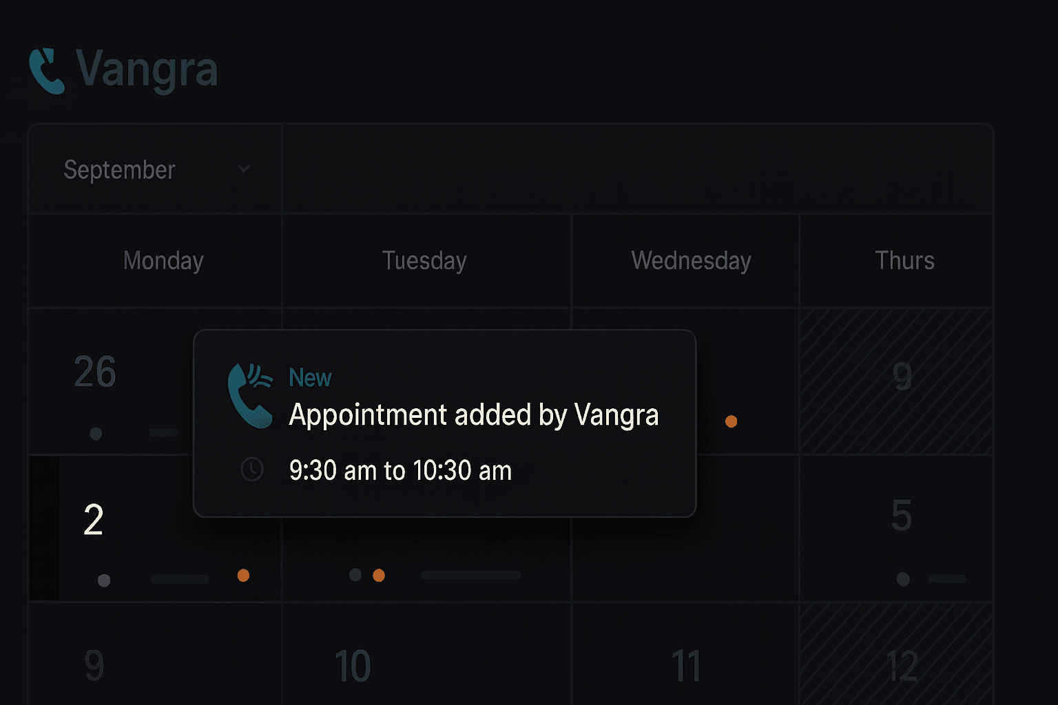 Book meetings automatically